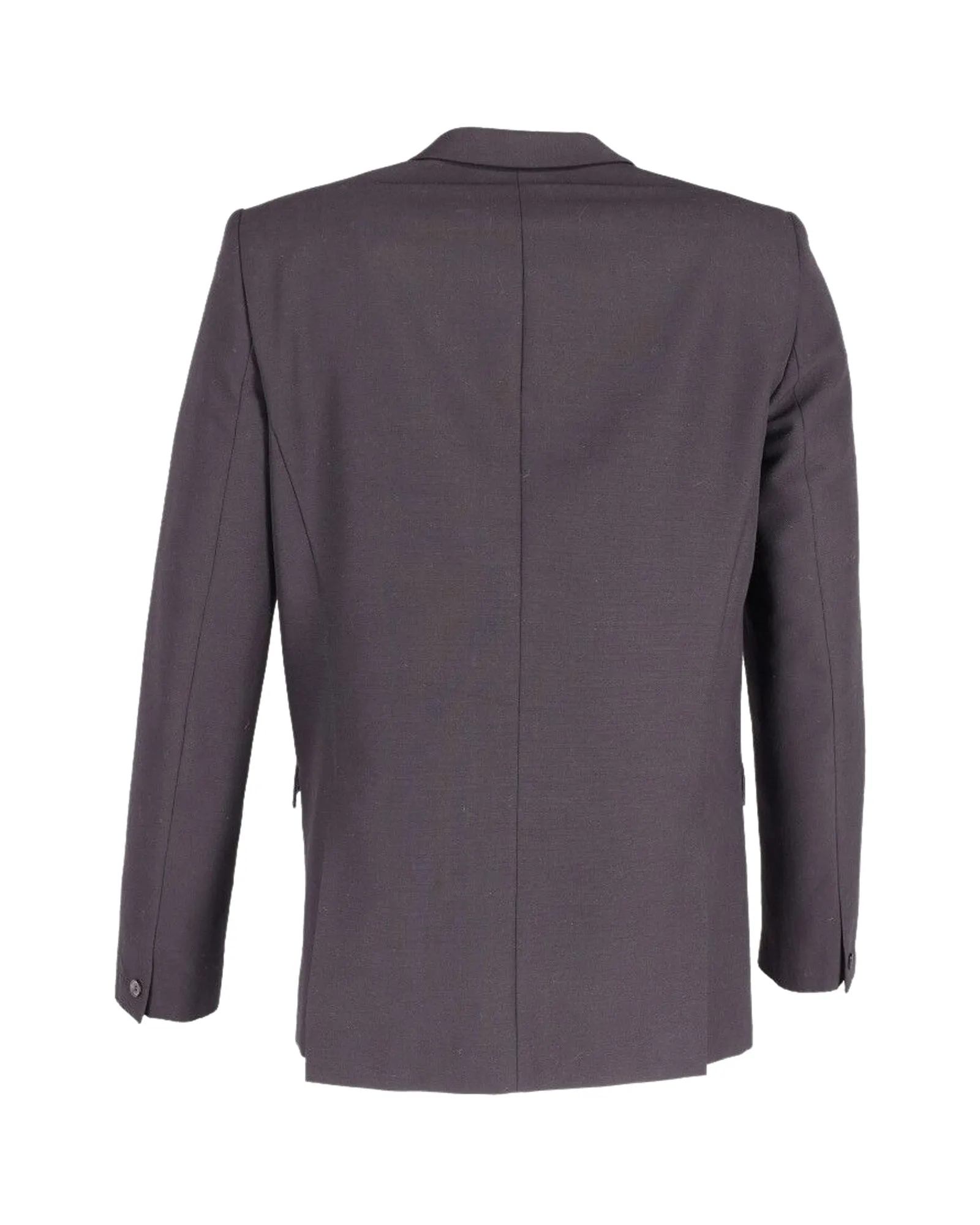 Acne Studio Open Front Tuxedo Jacket in Black Wool