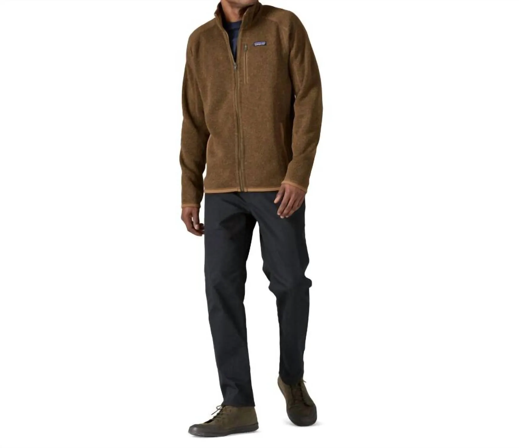 Better Sweater Jacket In Coriander Brown