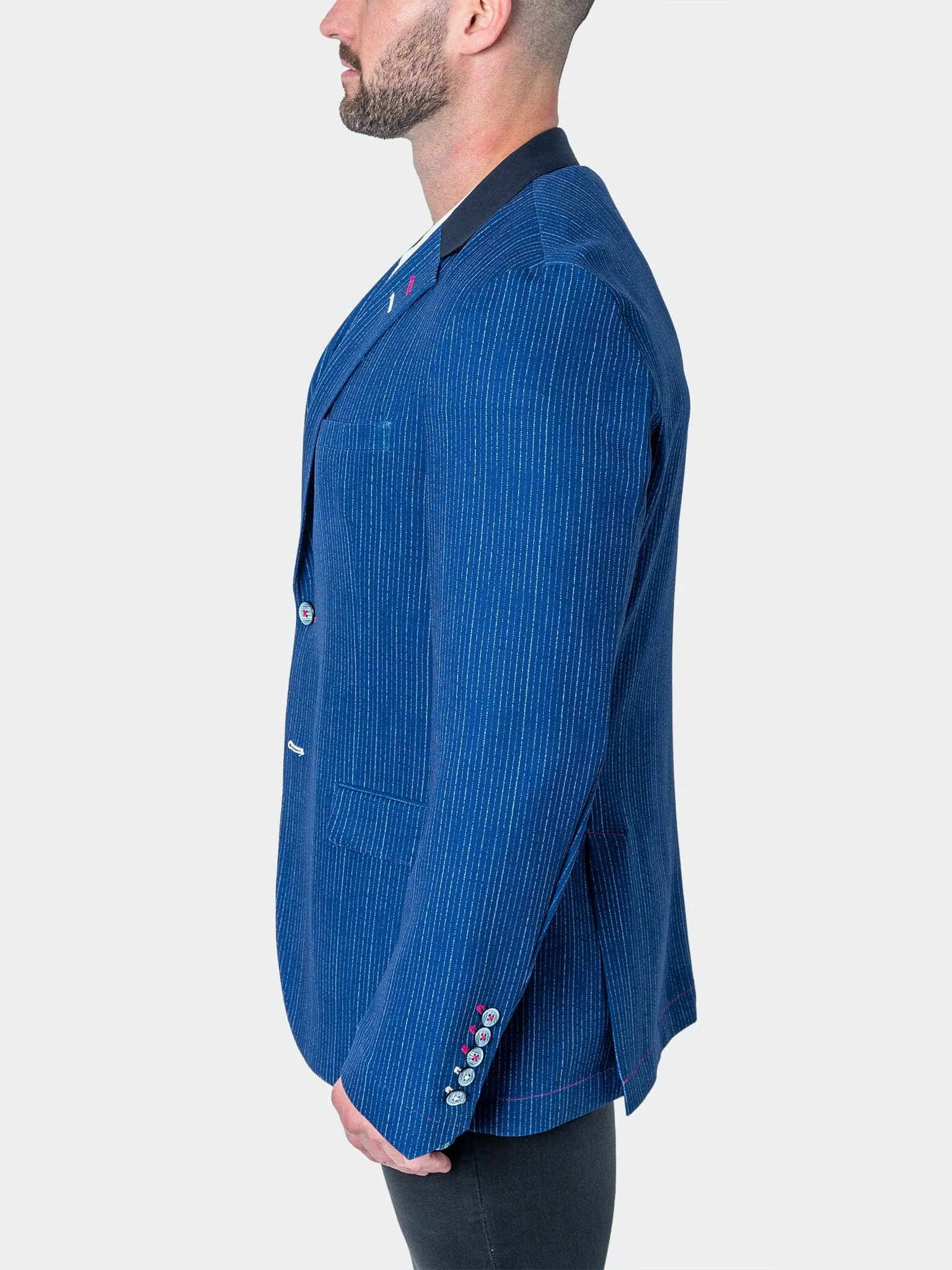 Blazer Unconstructed Continuous Blue