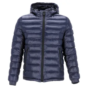 Boss Hugo Boss Quilted Jacket in Navy Blue Nylon