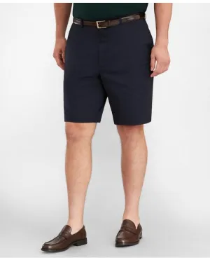 Brooks Brothers Men's Big & Tall Flat Front Stretch Advantage Chino Shorts Navy Brooks Brothers