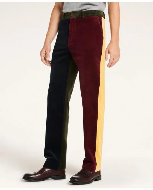 Brooks Brothers Men's Clark Fit Fun Stretch Corduroy Pants Multicolor Brooks Brothers