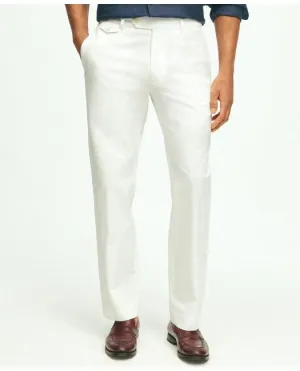 Brooks Brothers Men's Clark Straight-Fit Stretch Supima Cotton Poplin Chino Pants White Brooks Brothers