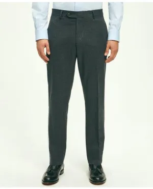 Brooks Brothers Men's Classic Fit Wool Flannel Dress Pants Charcoal Brooks Brothers