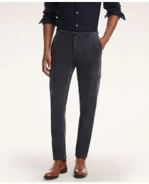 Brooks Brothers Men's Cotton Fine-Wale Corduroy Cargo Pants Dark Grey Brooks Brothers