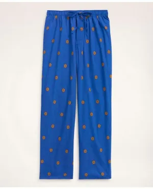 Brooks Brothers Men's Logo Print Lounge Pants Blue Brooks Brothers