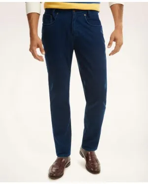 Brooks Brothers Men's Medium Wale -Dyed 5-Pocket Corduroy Pants Indigo Brooks Brothers