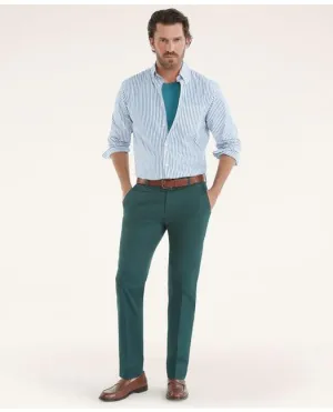 Brooks Brothers Men's Milano Slim-Fit Stretch Advantage Chino Pants Green Brooks Brothers
