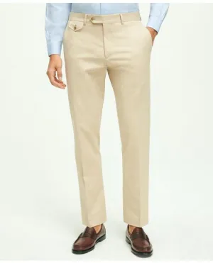 Brooks Brothers Men's Regent Fit Stretch Cotton Suit Trousers Beig Brooks Brothers