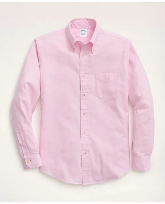 Brooks Brothers Men's Regent Regular-Fit Portuguese Flannel Shirt Light Pink Brooks Brothers
