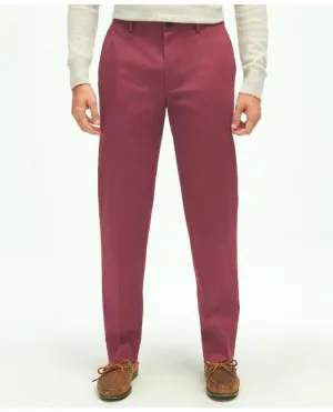 Brooks Brothers Men's Regular Fit Stretch Cotton Advantage Chino Pants Wine Brooks Brothers