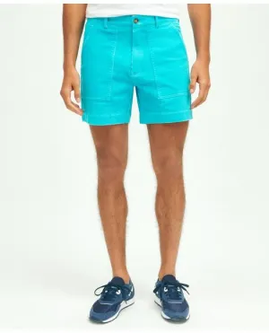 Brooks Brothers Men's Stretch Cotton Wide-Wale Corduroy Shorts Pants Turquoise Brooks Brothers