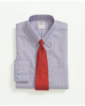 Brooks Brothers Men's Stretch Supima Cotton Non-Iron Pinpoint Oxford Button-Down Collar Light Blue Brooks Brothers