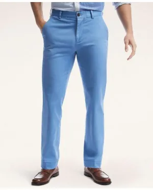 Brooks Brothers Men's Washed Stretch Chino Pants Dark Blue Brooks Brothers