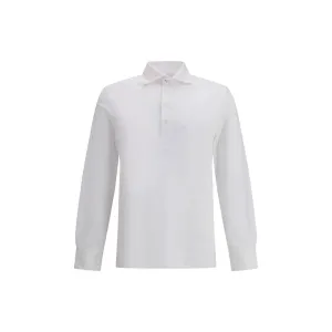 Brunello Cucinelli Long-sleeved Polo Men's Shirt