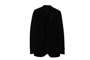 Burberry Prorsum Blazer in Black Wool