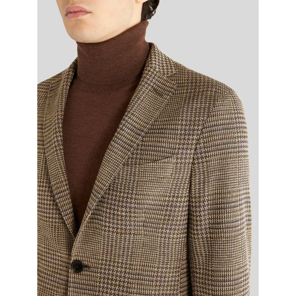 CHECK JERSEY JACKET