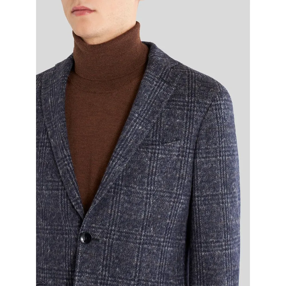 CHECK JERSEY JACKET