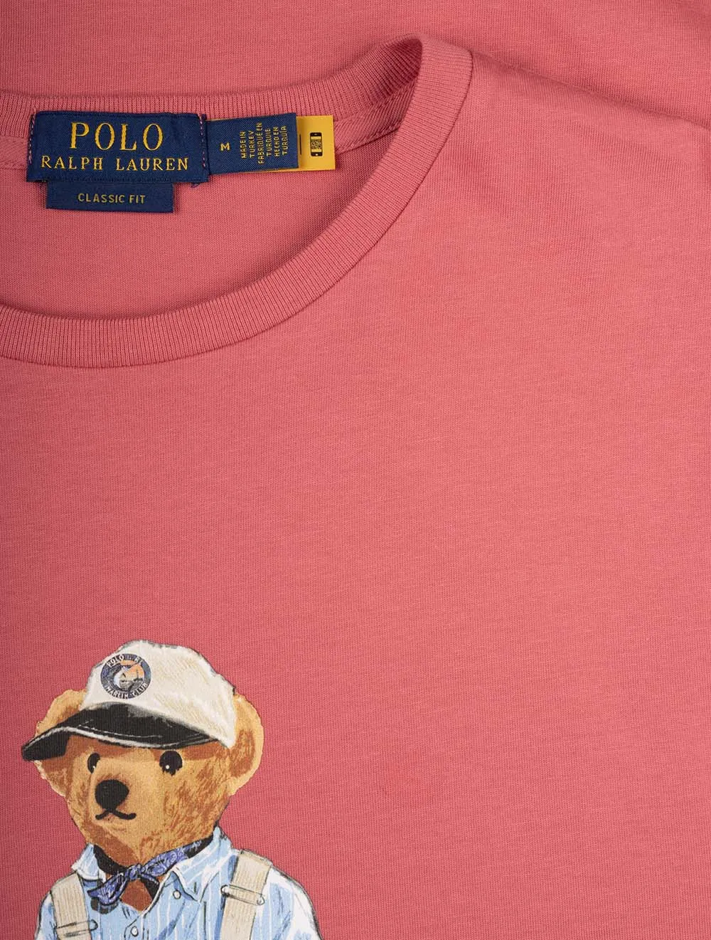 Classic Fit Polo Bear Jersey T-Shirt Red