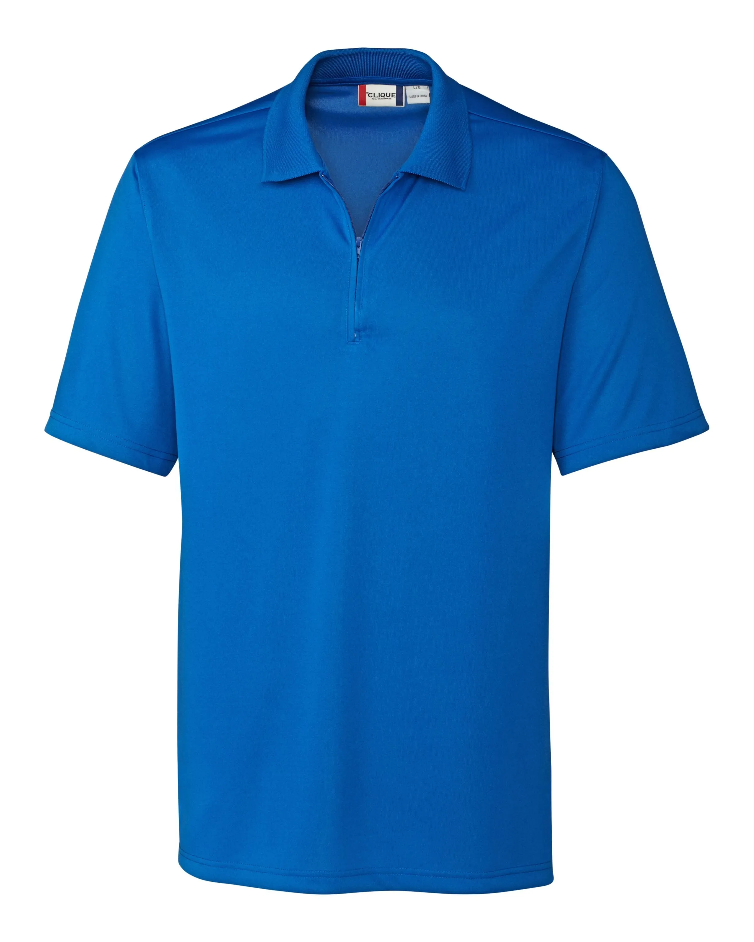 Clique Men's Malmo Snag Proof Zip Polo Shirt