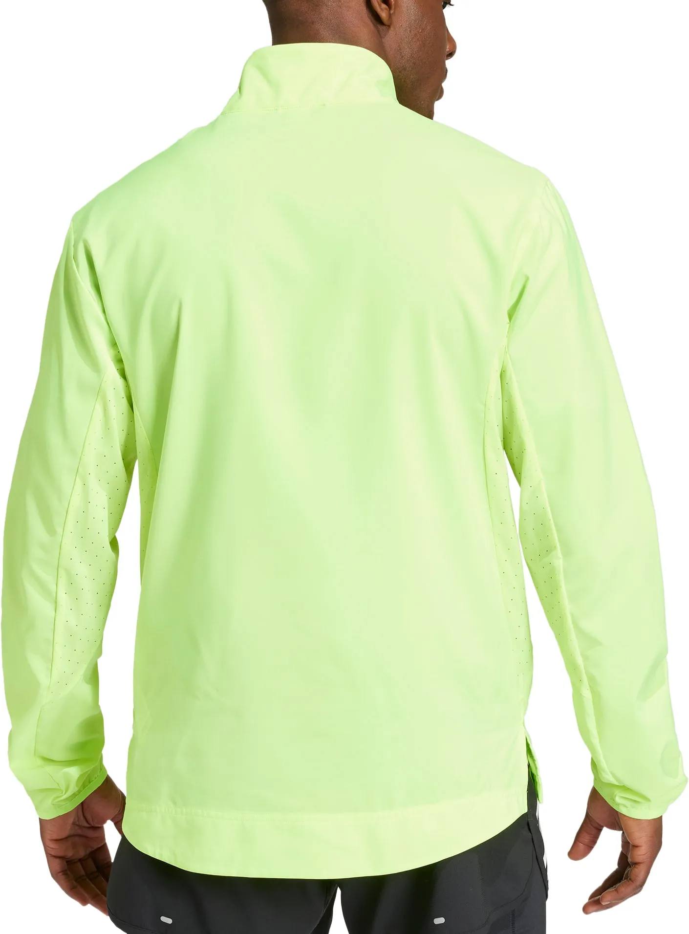 Clothing Adidas  Men adidas Adizero Essentials Mens Running Jacket - Green