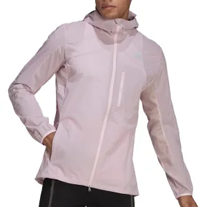 Clothing Adidas  Men adidas Adizero Marathon Mens Running Jacket - Pink