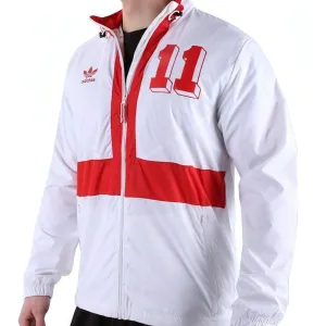 Clothing Adidas  Men adidas England Colorado Mens Windbreaker Jacket - White
