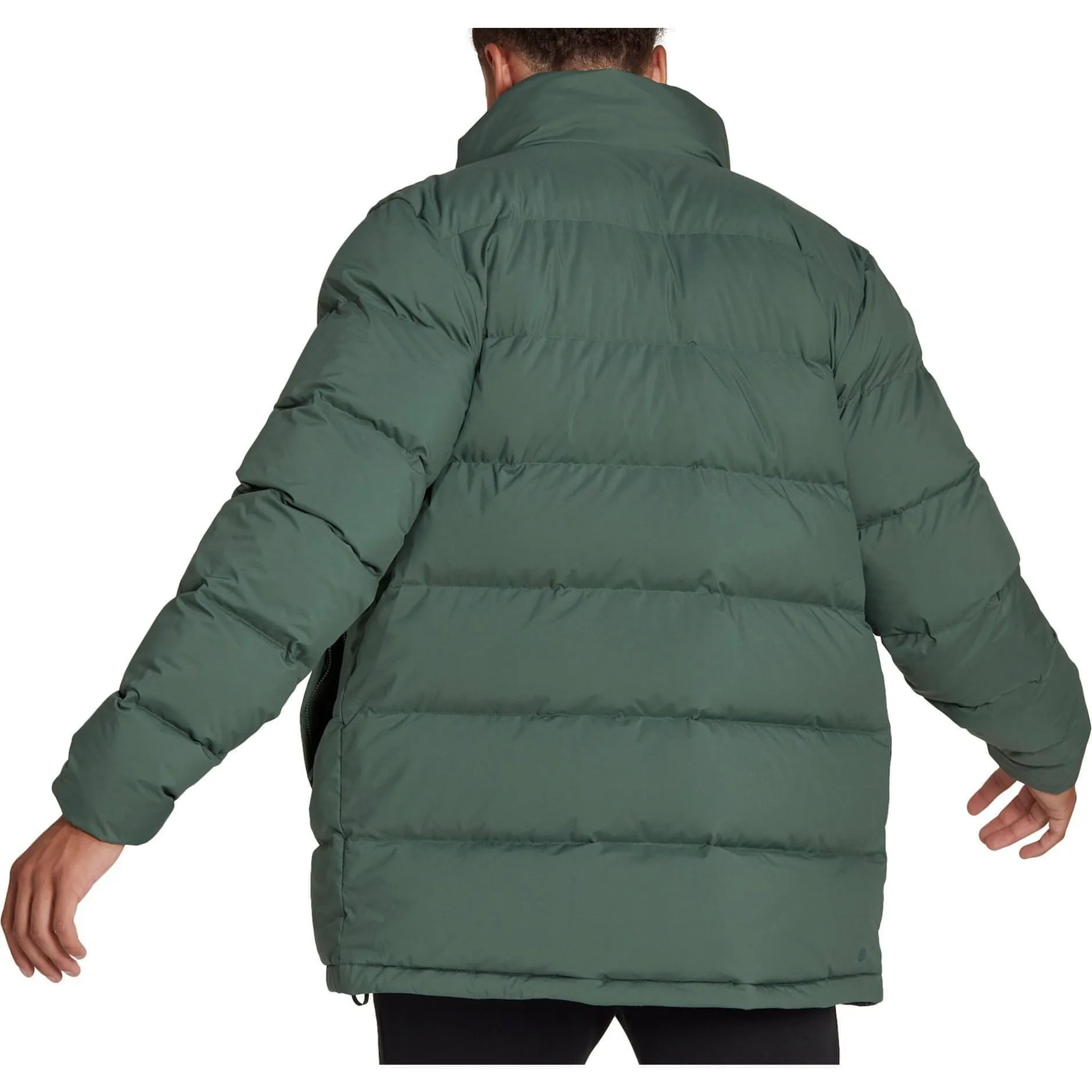Clothing Adidas  Men adidas Helionic Mid-Length Mens Down Jacket - Green