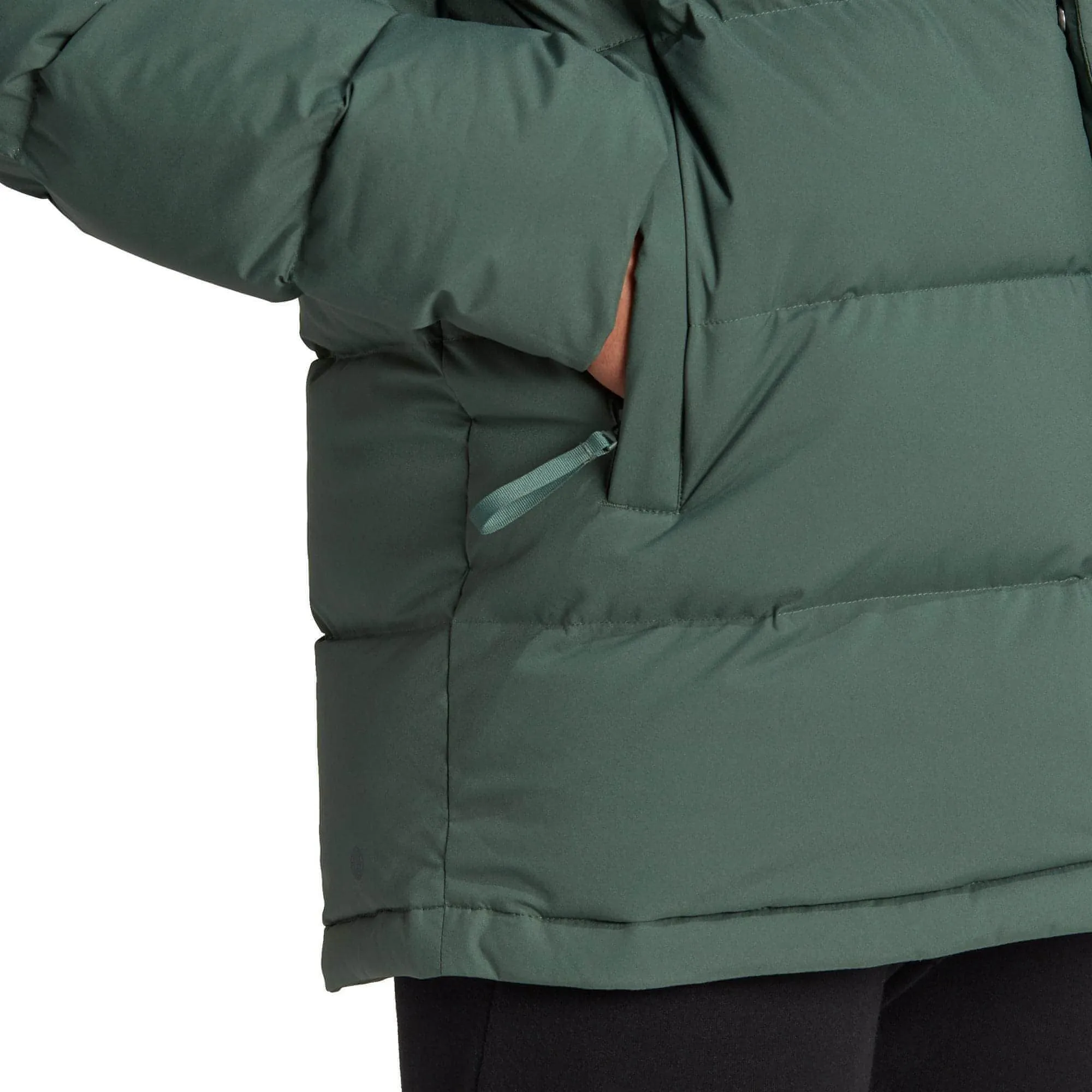 Clothing Adidas  Men adidas Helionic Mid-Length Mens Down Jacket - Green