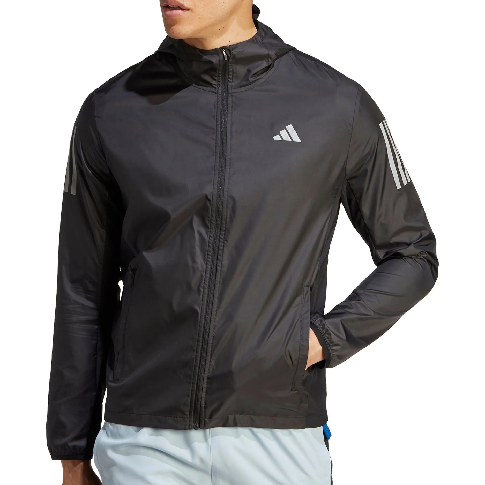 Clothing Adidas  Men adidas Own The Run Mens Running Jacket - Black
