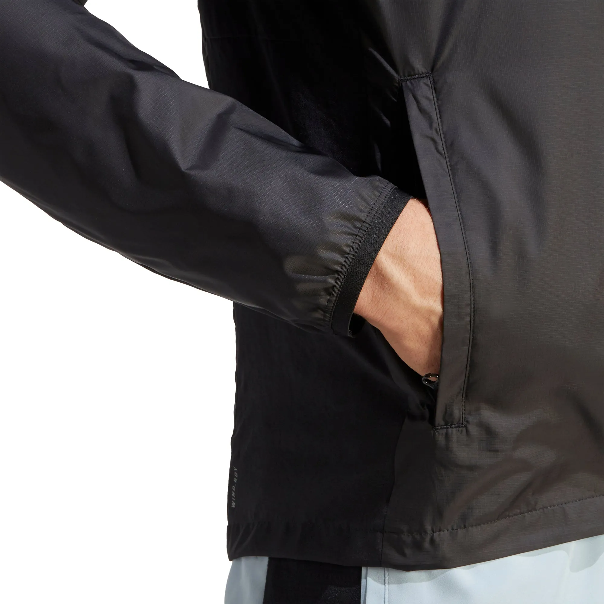 Clothing Adidas  Men adidas Own The Run Mens Running Jacket - Black