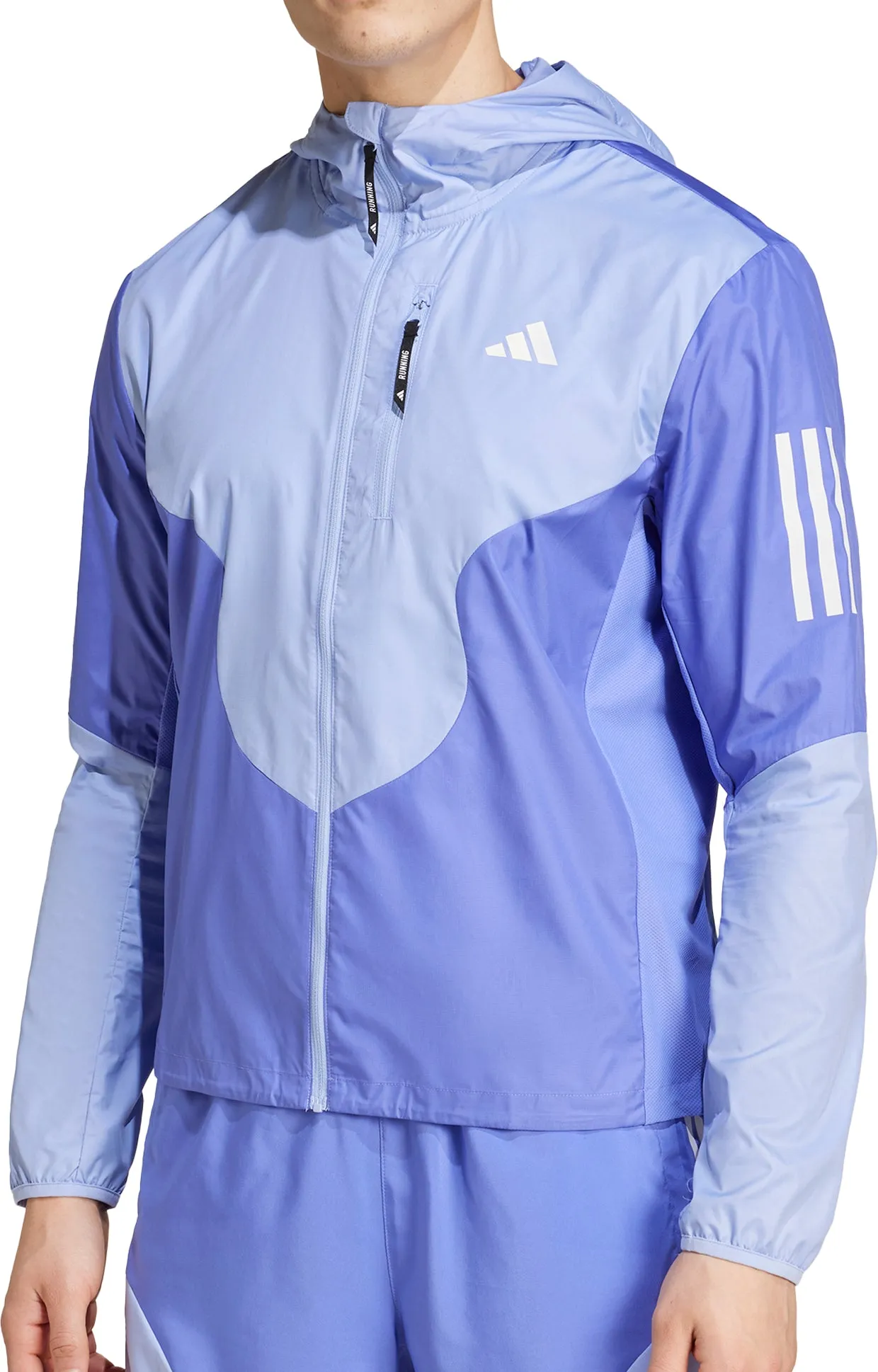 Clothing Adidas  Men adidas Own The Run Mens Running Jacket - Blue