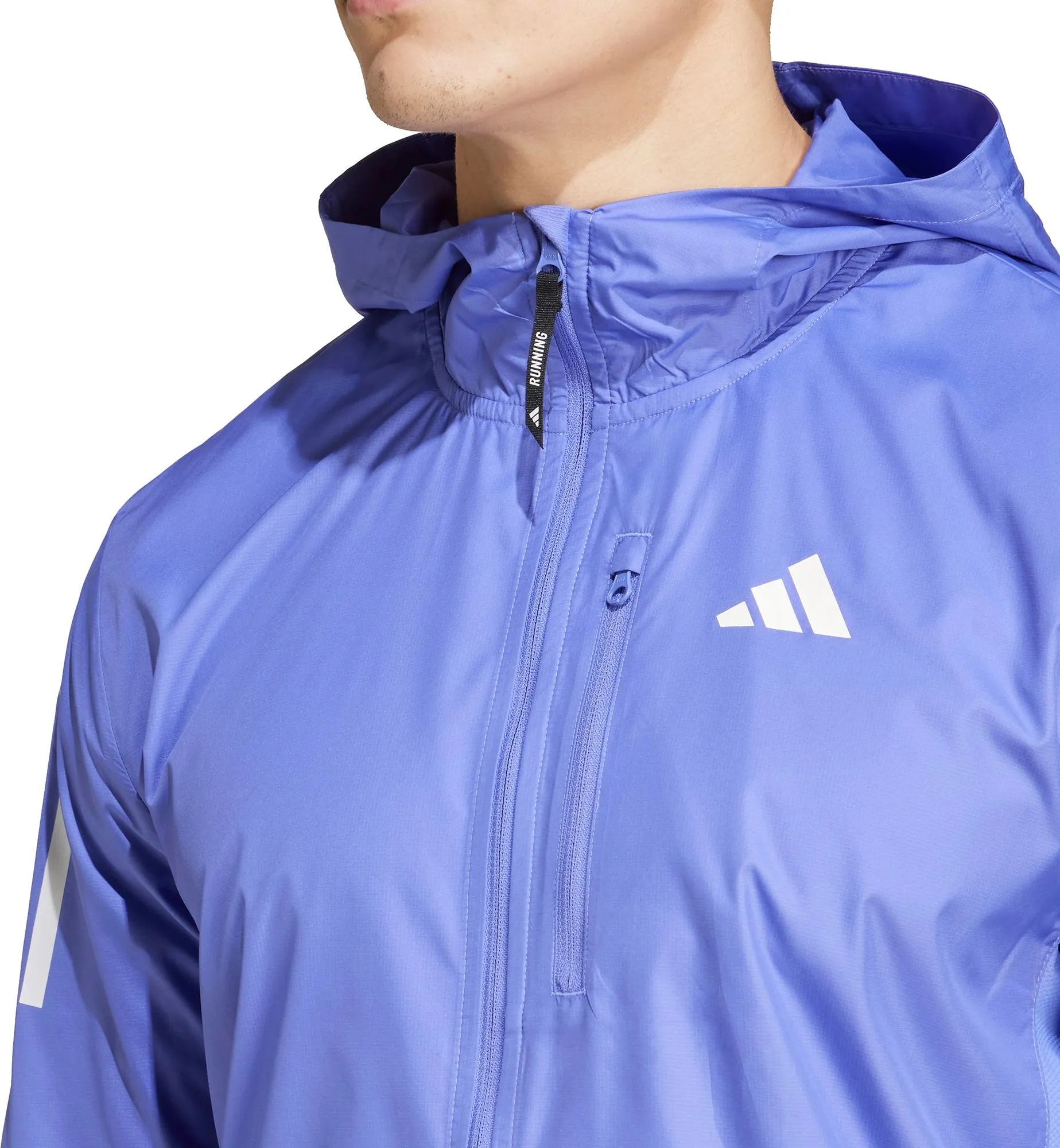 Clothing Adidas  Men adidas Own The Run Mens Running Jacket - Blue