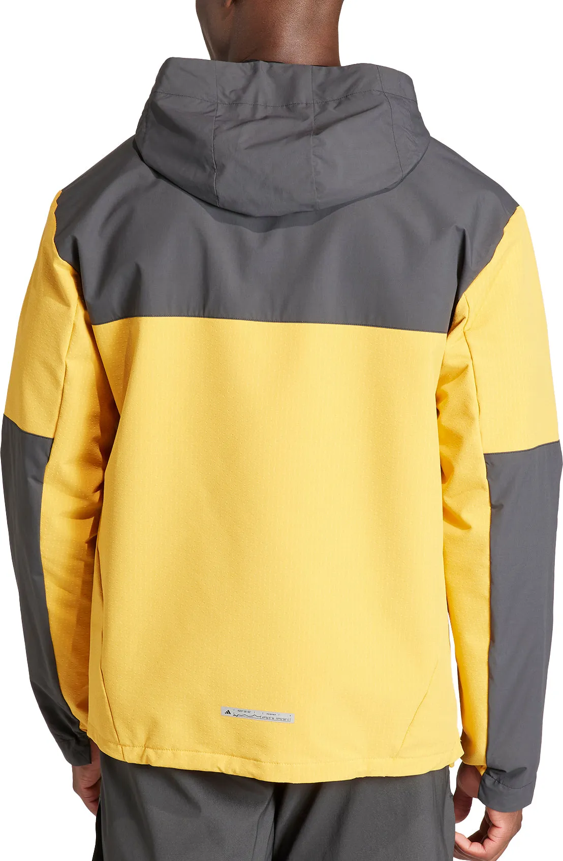 Clothing Adidas  Men adidas Ultimate Conquer The Elements COLD.RDY Mens Running Jacket - Yellow