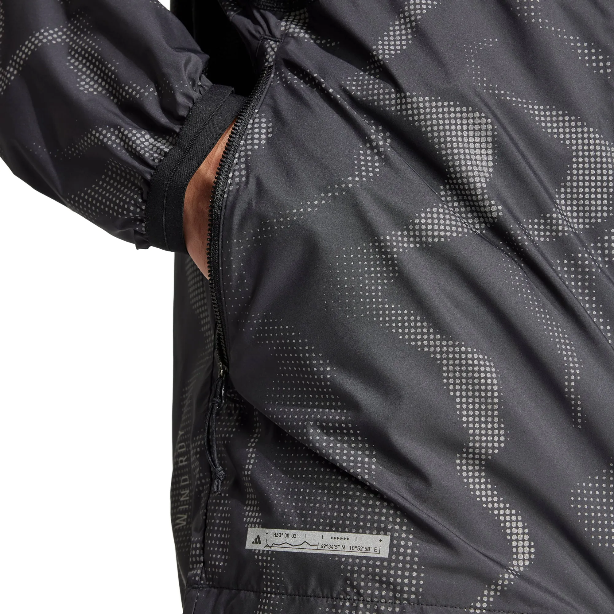 Clothing Adidas  Men adidas Ultimate WIND.RDY Mens Running Jacket - Black