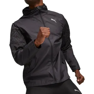 Clothing Puma  Men Puma Lightweight Mens Running Jacket - Black