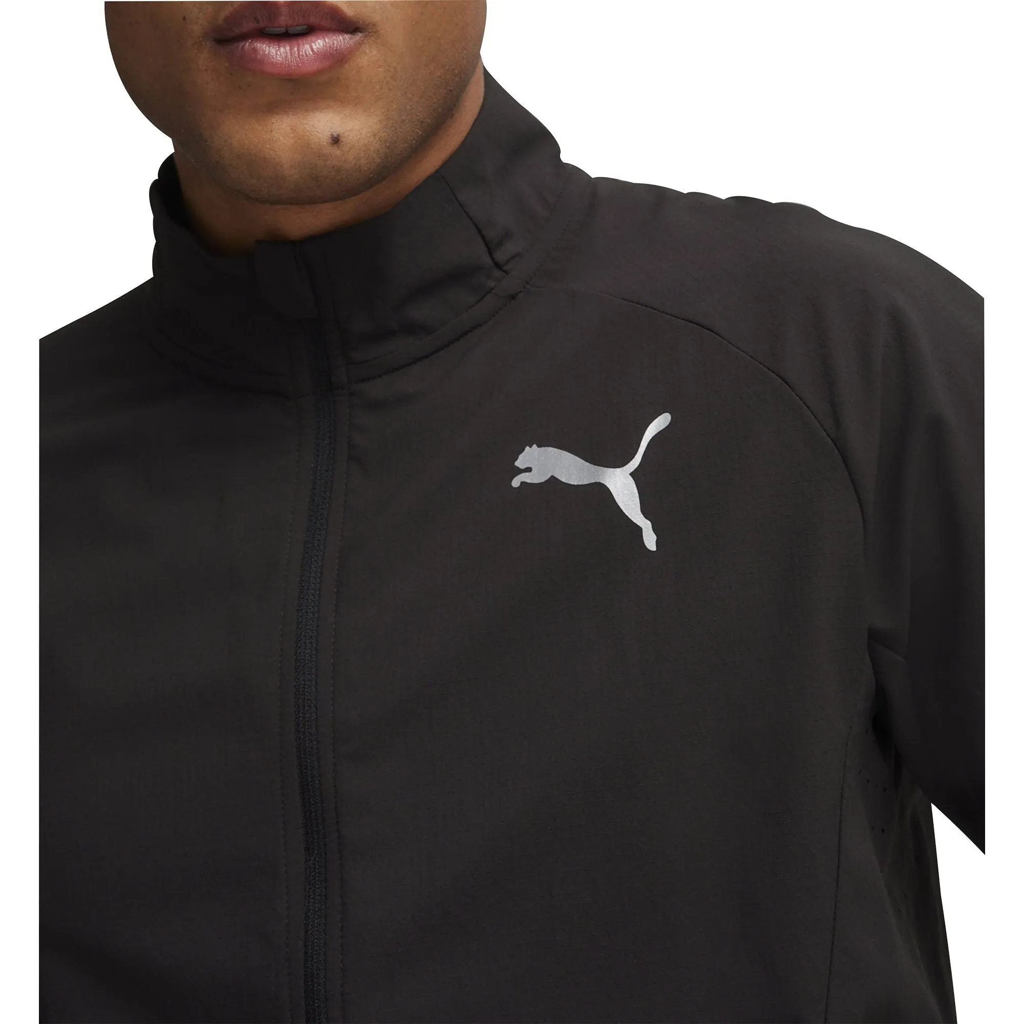 Clothing Puma  Men Puma Run Elite Ultraweave Mens Running Jacket - Black
