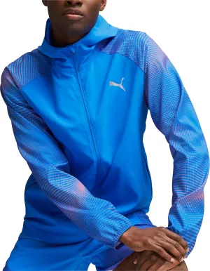 Clothing Puma  Men Puma Run Favourite Mens Running Jacket - Blue