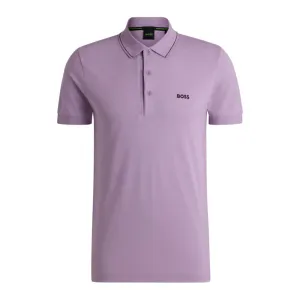 Cotton-piqué slim-fit polo shirt with tonal logo