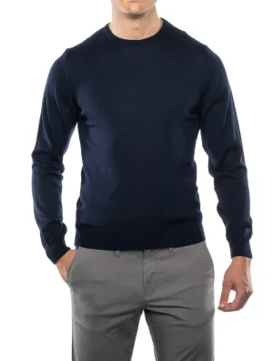 Crew Neck Jumper Navy