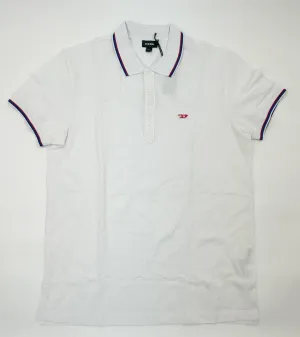 Diesel T-Randy White Polo Shirt