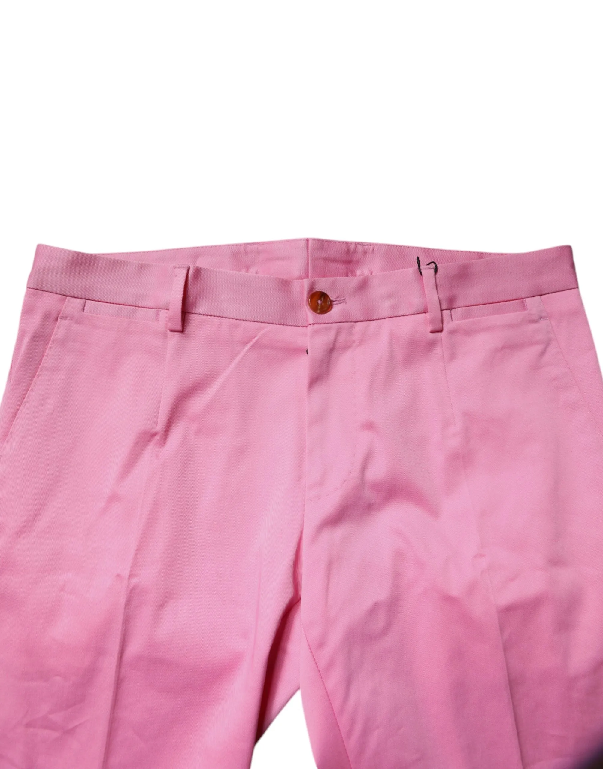 Dolce & Gabbana Cotton Slim Fit Men Dress Formal Men's Pants