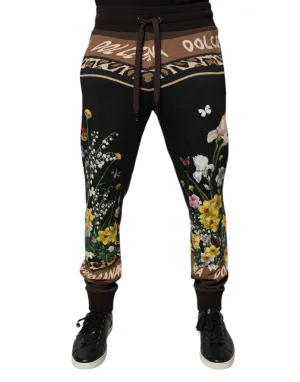 Dolce & Gabbana Floral Cotton Jogger SweatMen's Men's Pants