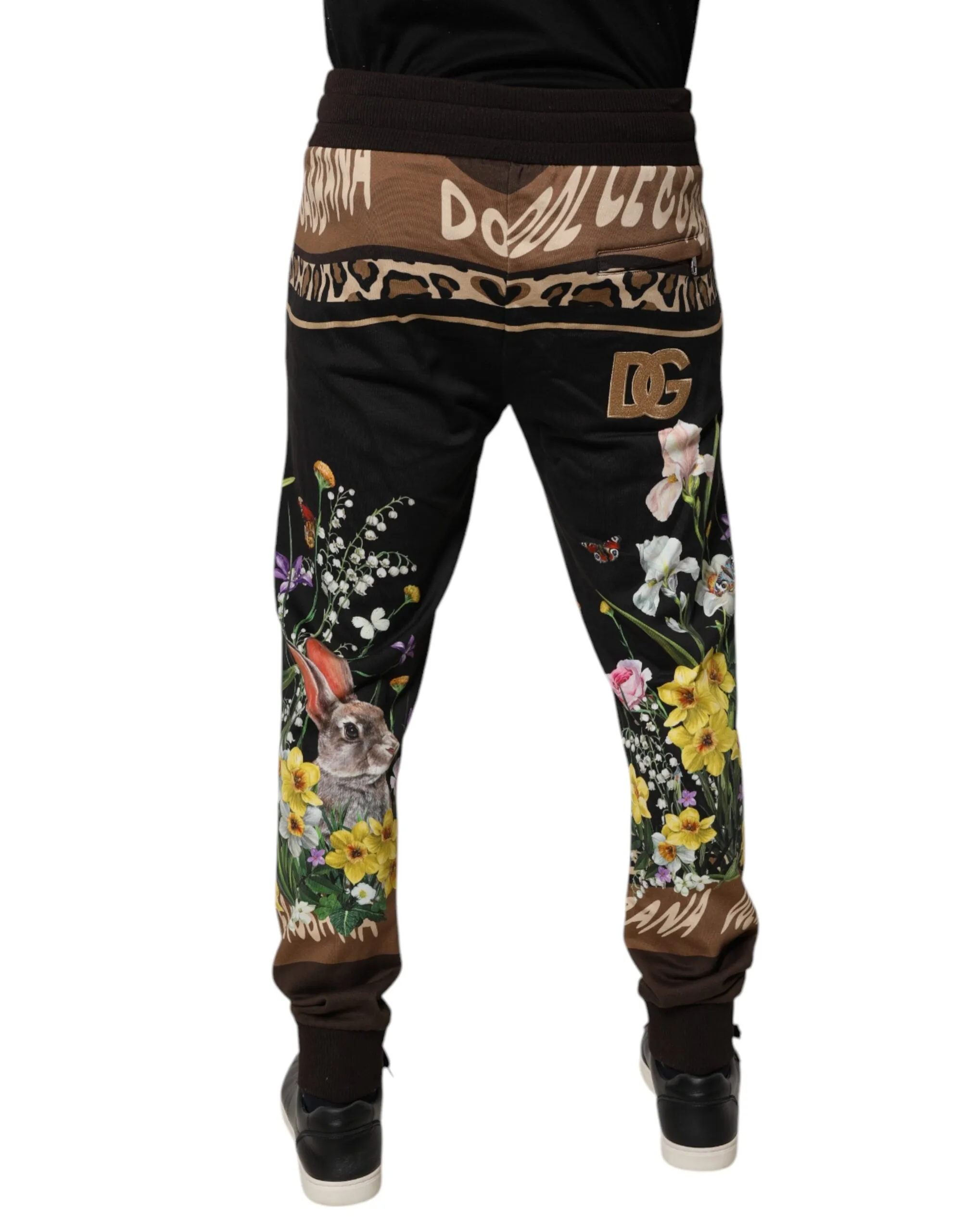 Dolce & Gabbana Floral Cotton Jogger SweatMen's Men's Pants