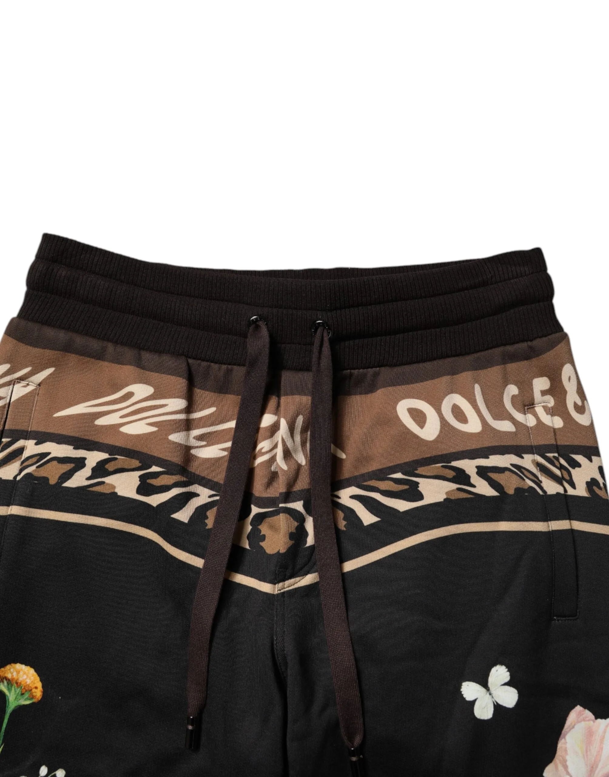 Dolce & Gabbana Floral Cotton Jogger SweatMen's Men's Pants