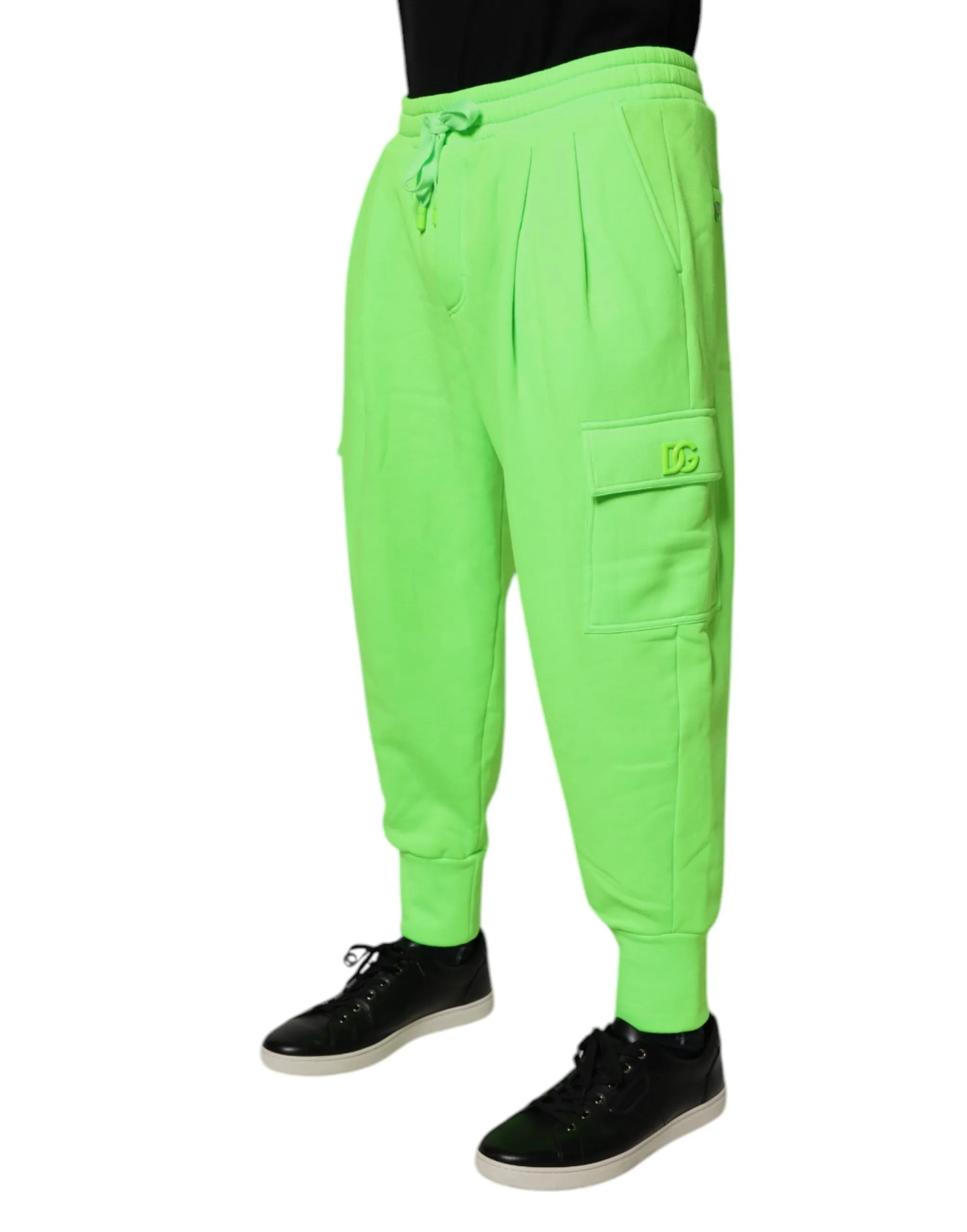 Dolce & Gabbana Neon Cargo Jogger Men SweatMen's Men's Pants