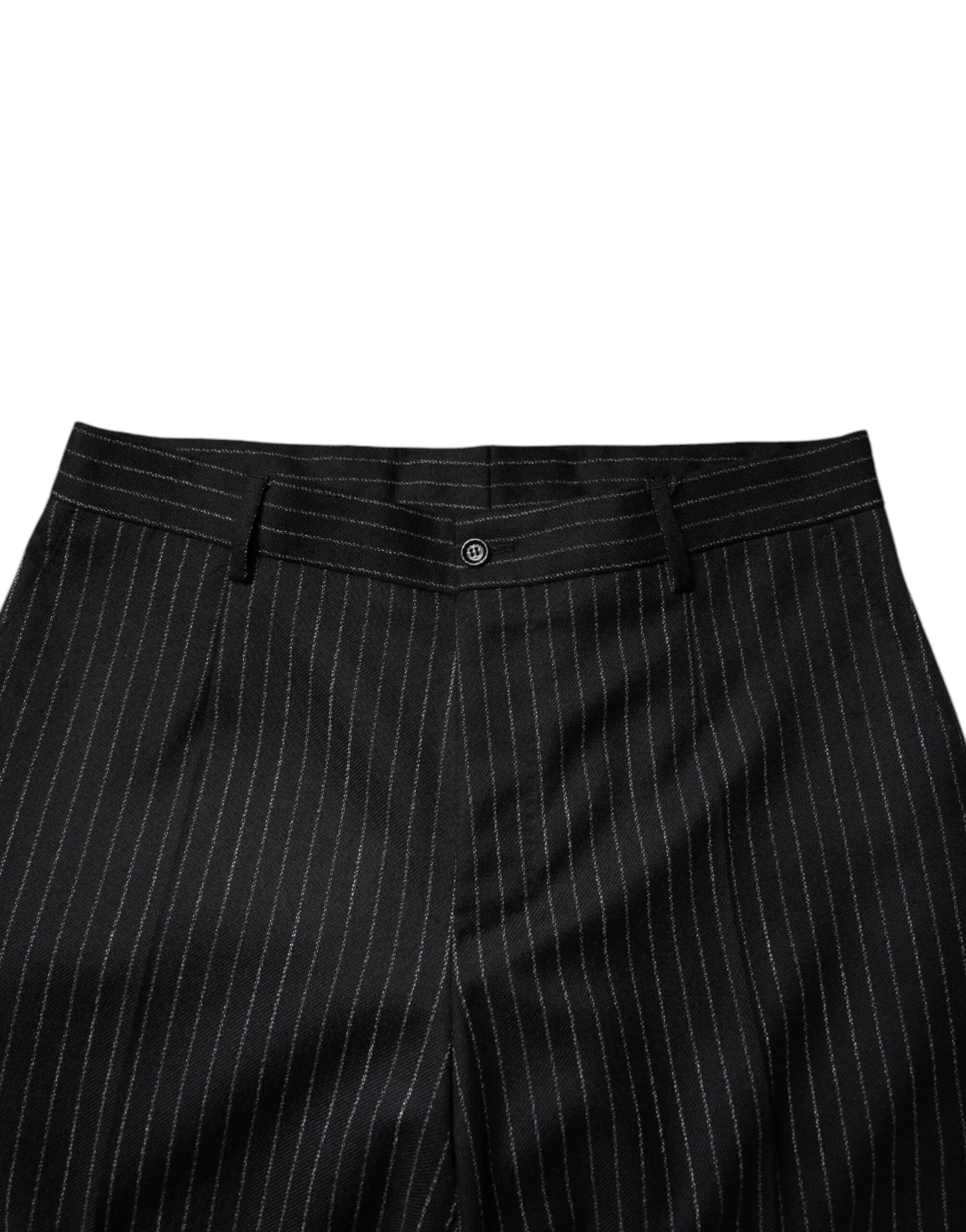 Dolce & Gabbana Stripes Wide Leg Formal Men Dress Men's Pants