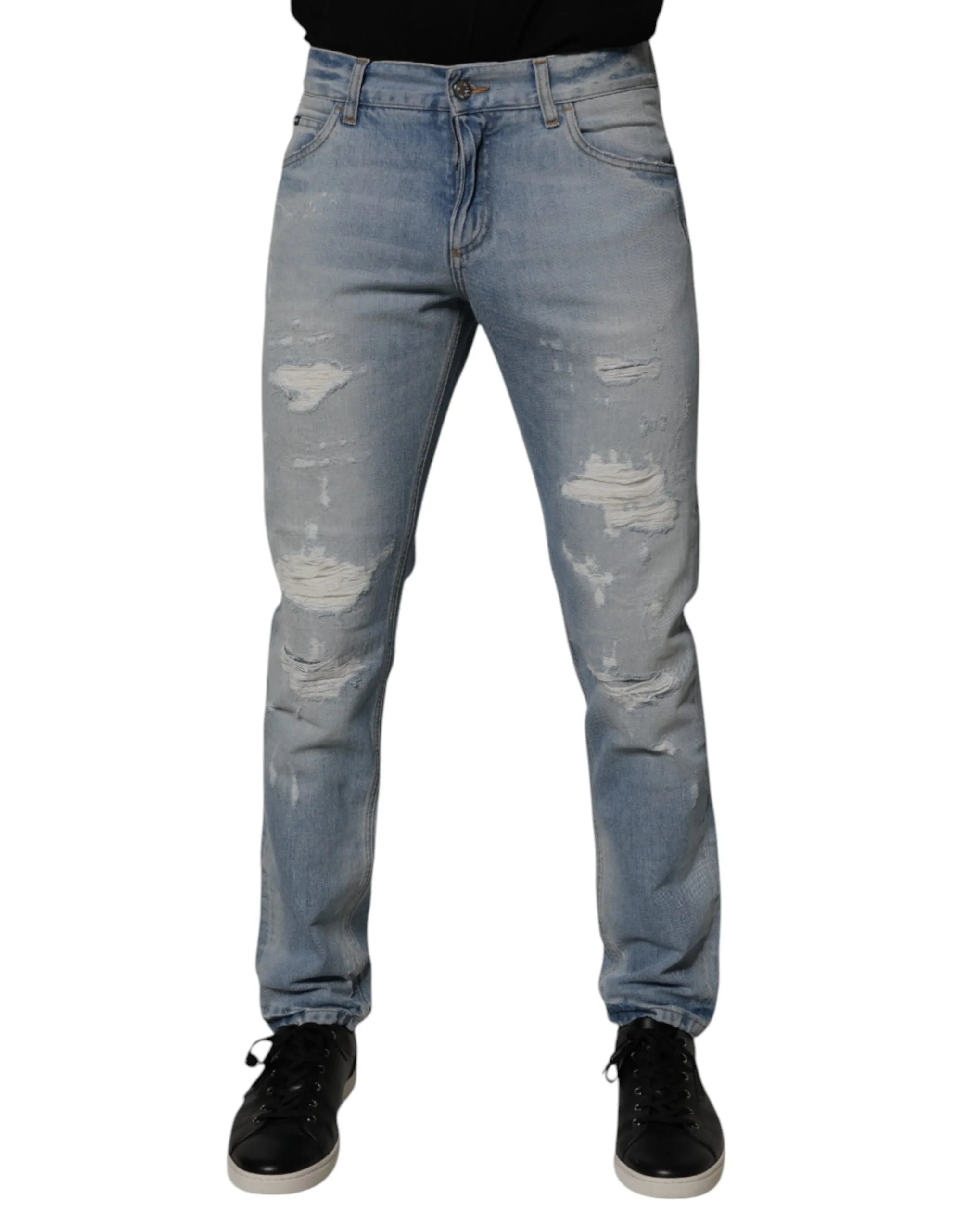 Dolce & Gabbana Tatte Cotton Skinny Men Men's Jeans
