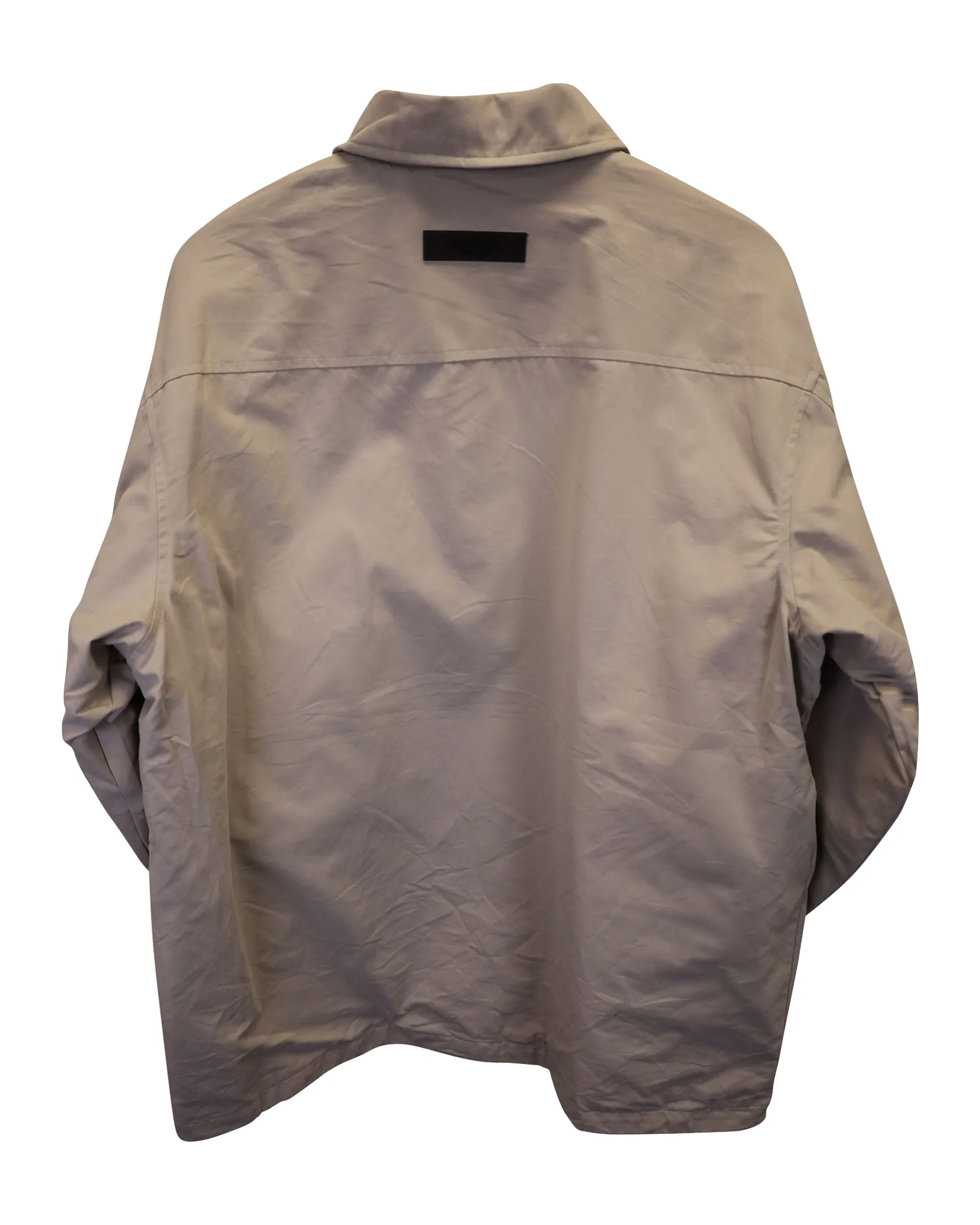 Essentials Fear of God Utility Jacket in Beige Cotton