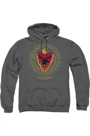 Game Of Thrones Stannis Baratheon Burst Sigils Adult Pull Over Hoodie / Hooded Sweatshirt